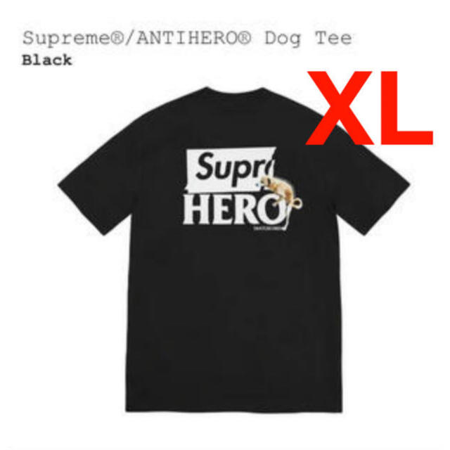 Supreme / ANTIHERO Dog Tee "Black"