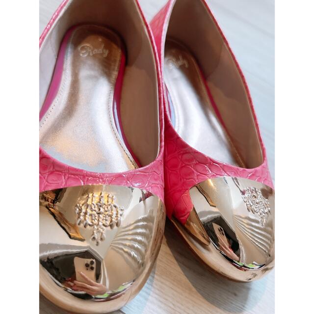 Rady 先金フラットパンプス　ピンク　Sサイズ レディースの靴/シューズ(ハイヒール/パンプス)の商品写真