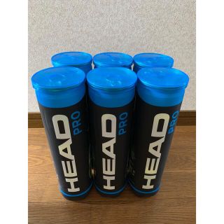 ヘッド(HEAD)のHEAD 硬式テニス ボール HEAD PRO 24球 (4球入り缶×6缶)(ボール)