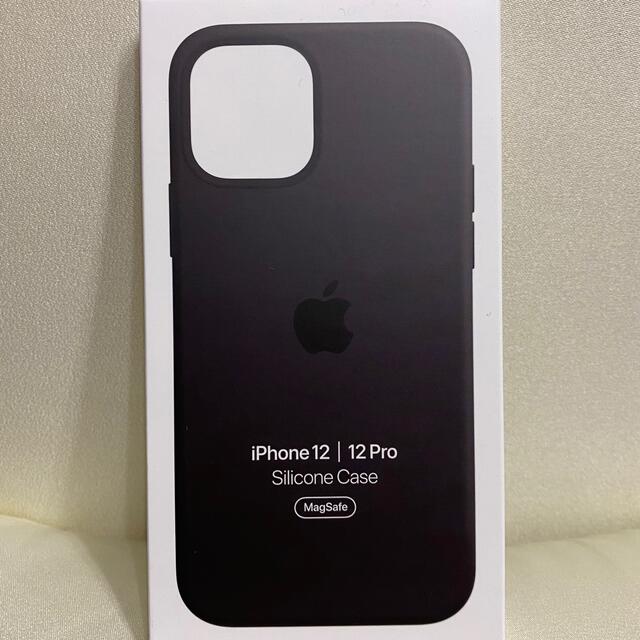 【 純正/新品未開封】iPhone 12 12Pro シリコンケース ブラック