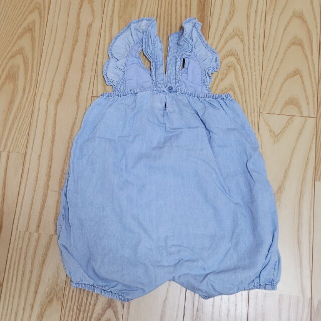 babyGAP(ベビーギャップ)の子ども服　フリル ロンパース90cm キッズ/ベビー/マタニティのキッズ服女の子用(90cm~)(ワンピース)の商品写真