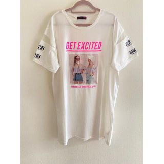 ラブトキシック(lovetoxic)のLOVETOXIC GIRLSフォトプリント半袖Tシャツワンピース（160）(Tシャツ/カットソー)