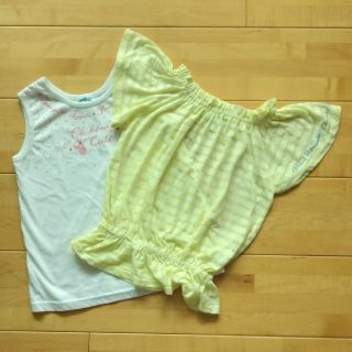 マザウェイズ(motherways)のマザウェイズ　女児130cm 二枚重ねTシャツ(Tシャツ/カットソー)