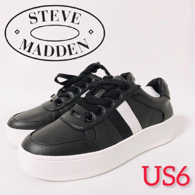 Steve Madden - Steve Madden スティーブマデン スニーカー ブラックの ...