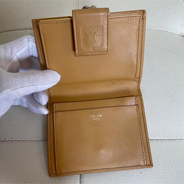 極 美品 CELINE オールド セリーヌ マカダム トリオンフ がま口 財布 極 美品 CELINE オールド セリーヌ マカダム トリオンフ がま口 財布