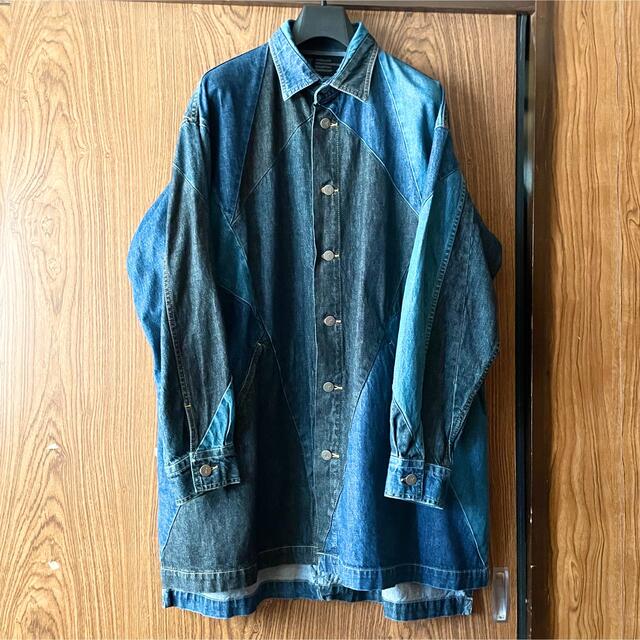 ANREALAGE | DENIM LONG JACKET 22SS