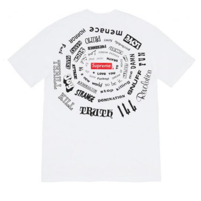 supreme spiral teeトップス