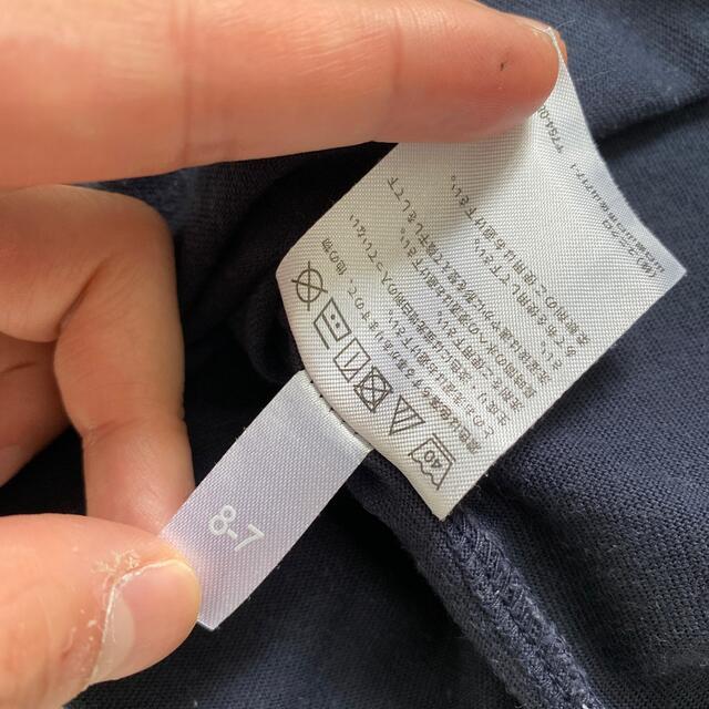 ユニクロ　UNIQLO Tシャツ　半袖　黒　紺 メンズのトップス(Tシャツ/カットソー(半袖/袖なし))の商品写真