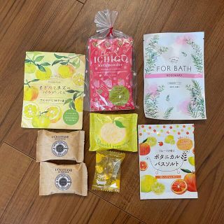 ロクシタン(L'OCCITANE)の入浴剤と石鹸のセット(入浴剤/バスソルト)