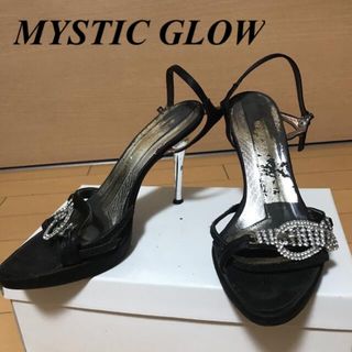 ミステックグロウ MYSTIC GLOW ストラップ サンダル キラキラストーン(サンダル)