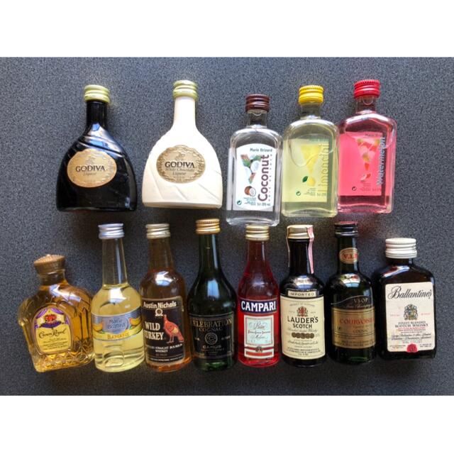 酒 洋酒 小瓶 コレクション ミニチュアボトル リキュール ウィスキー | フリマアプリ ラクマ