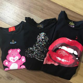 ヴィヴィアン(Vivienne Westwood) リップ Tシャツ(レディース/半袖)の
