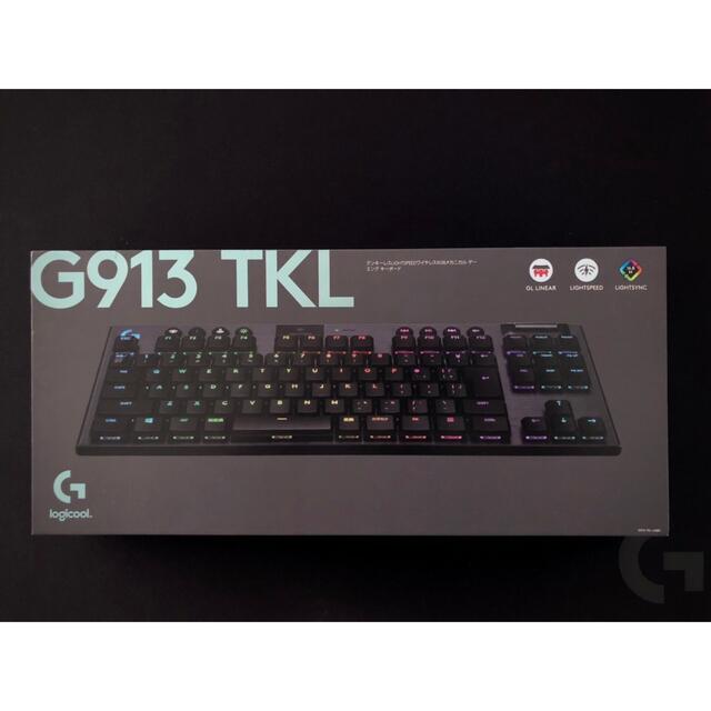 PC/タブレット【送料込】【美品】Logicool G913 T K L リニア(赤軸)