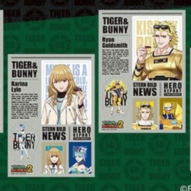 ローソン　TIGER＆BUNNY2　コラボキャンペーン　ステッカー　非売品 エンタメ/ホビーのアニメグッズ(その他)の商品写真