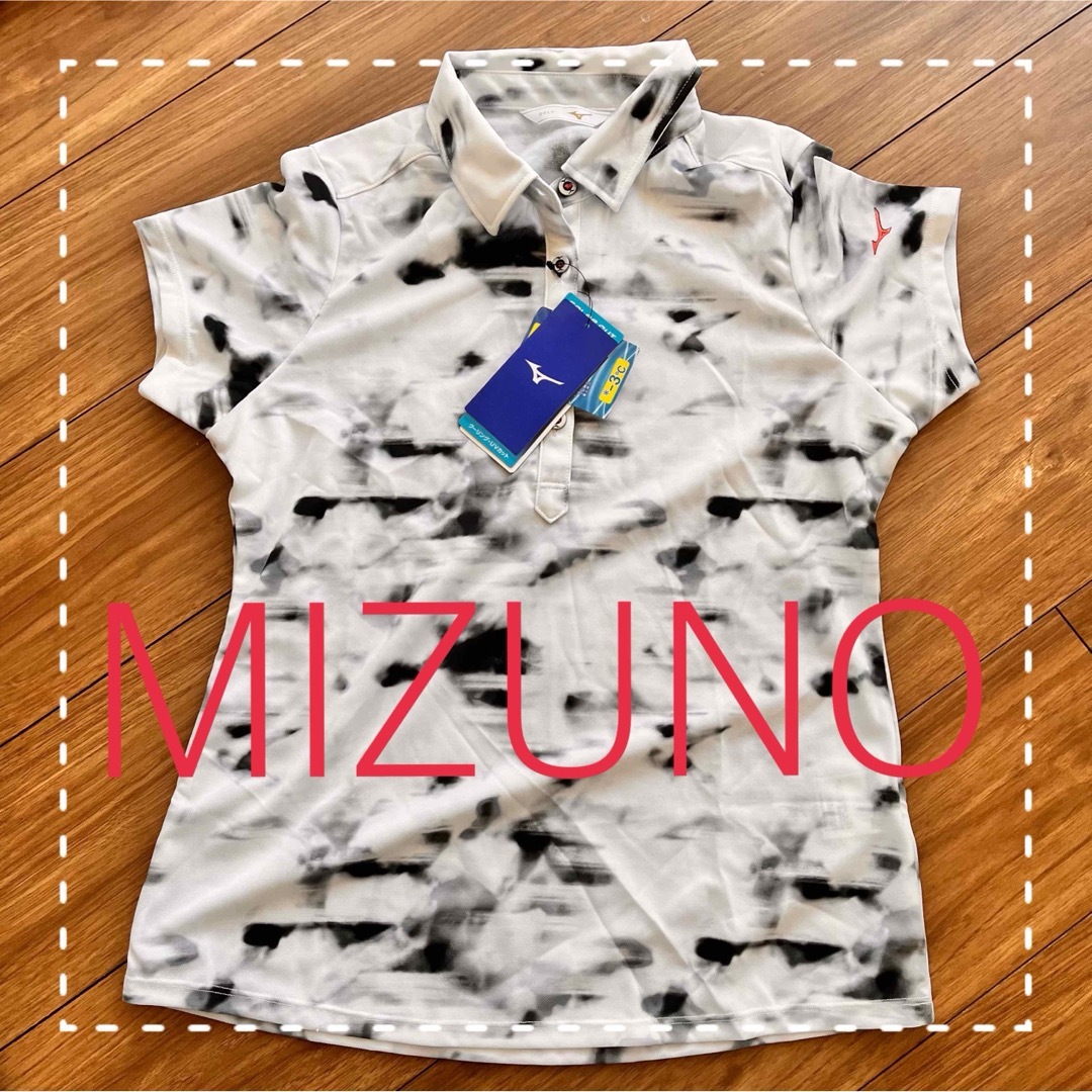 MIZUNO(ミズノ)の新品☆ ミズノ ＜UVカット＞＜消臭機能付＞ 半袖シャツ ポロシャツ レディース スポーツ/アウトドアのゴルフ(ウエア)の商品写真