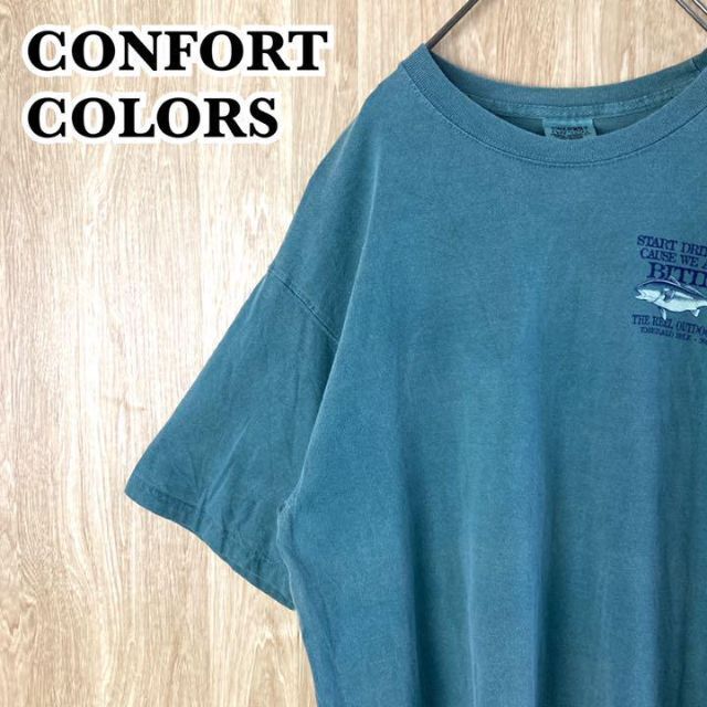 COMFORT COLORS バックプリント プリントTシャツ メンズXL ヴィンテージ /eaa349439