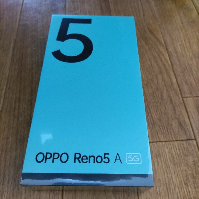 OPPO(オッポ)のOPPO Reno5 A (eSIM) Y!mobile版 未開封 スマホ/家電/カメラのスマートフォン/携帯電話(スマートフォン本体)の商品写真