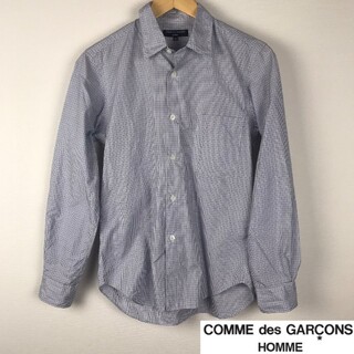 コムデギャルソン(COMME des GARCONS)の美品 コムデギャルソンオム 長袖シャツ チェック サイズSS(シャツ)