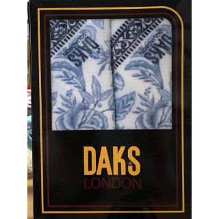 ダックス(DAKS)の【新品】DAKS London フェイスタオル2枚組 タオルセット(ハンカチ)