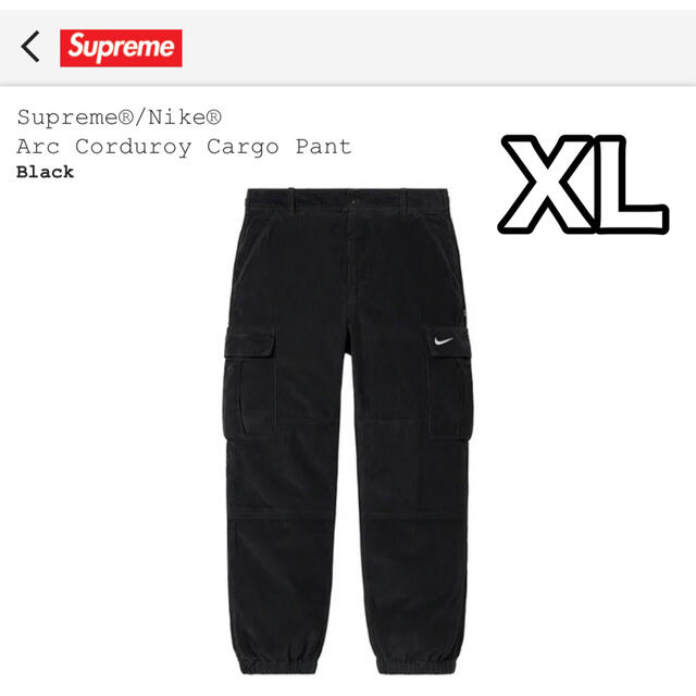 Supreme×NIKE Arc Corduroy Cargo Pant