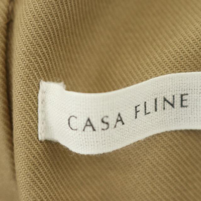 カーサフライン CASA FLINE プリーツコットンスカート 0 キャメル 2