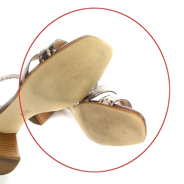 DIANA(ダイアナ)のダイアナ サンダル チャンキーヒール 25cm ベージュ レディースの靴/シューズ(サンダル)の商品写真