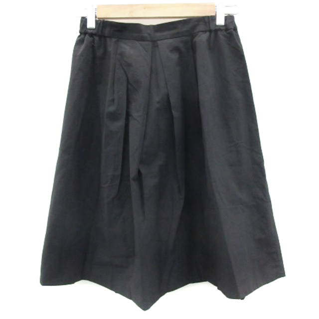 Couture Brooch(クチュールブローチ)のクチュールブローチ フレアスカート ひざ丈 38 ブラック 黒 レディースのスカート(ひざ丈スカート)の商品写真