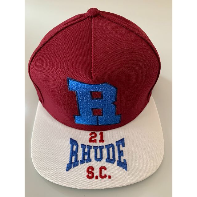 RHUDE R HAT MAROON / WHITE