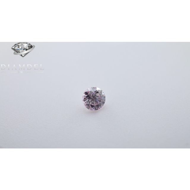 SI2蛍光性ピンクダイヤモンドルース/ F.L.P.PINK/ 0.090 ct.