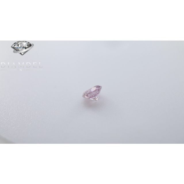 SI2蛍光性ピンクダイヤモンドルース/ F.L.P.PINK/ 0.090 ct.