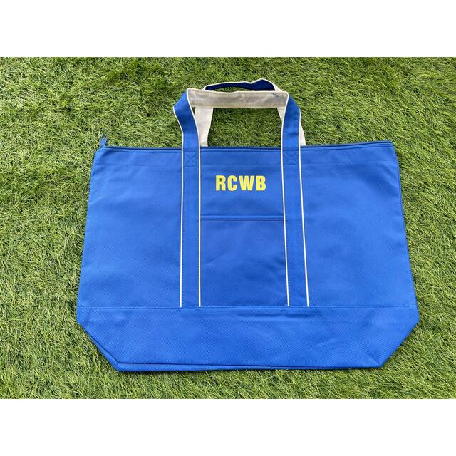 RODEO CROWNS WIDE BOWL(ロデオクラウンズワイドボウル)の新品 RCWB チャック付き ショッパー ショップ袋 ロデオクラウンズ 青 レディースのバッグ(ショップ袋)の商品写真
