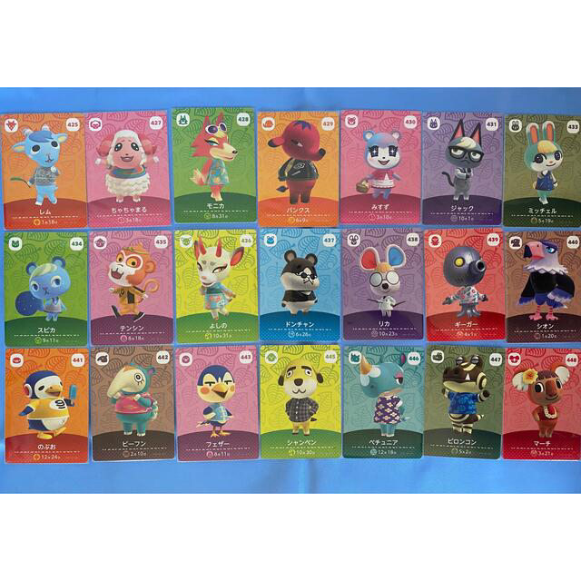 ☆超目玉】 どうぶつの森 amiiboカード リス19枚コンプセット ジュン