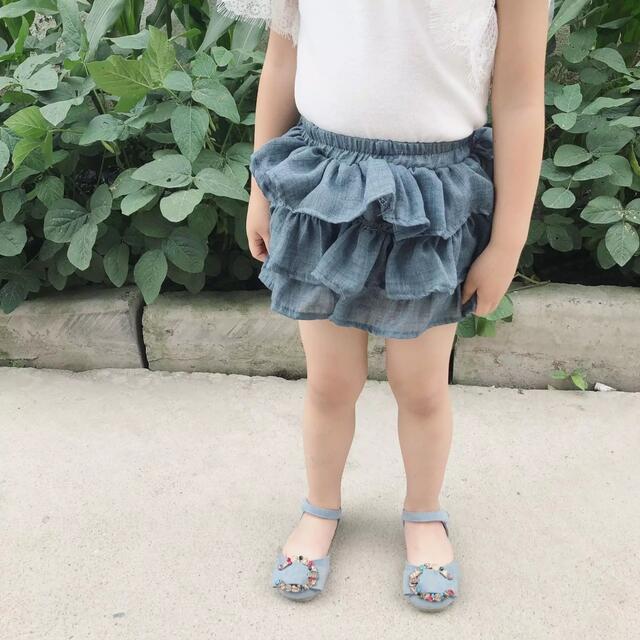 ショートパンツ キュロット スカート 女の子 キッズ/ベビー/マタニティのキッズ服女の子用(90cm~)(パンツ/スパッツ)の商品写真