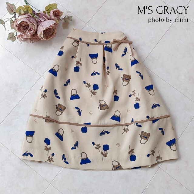 M'S GRACY - M'S GRACY*WEB掲載*アイコンモチーフスカートの通販 by mimi*shop｜エムズグレイシーならラクマ