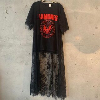 ロキエ(Lochie)の【最終値下げ】バンドtシャツ　vintage RAMNES ラモーンズ　(Tシャツ(半袖/袖なし))