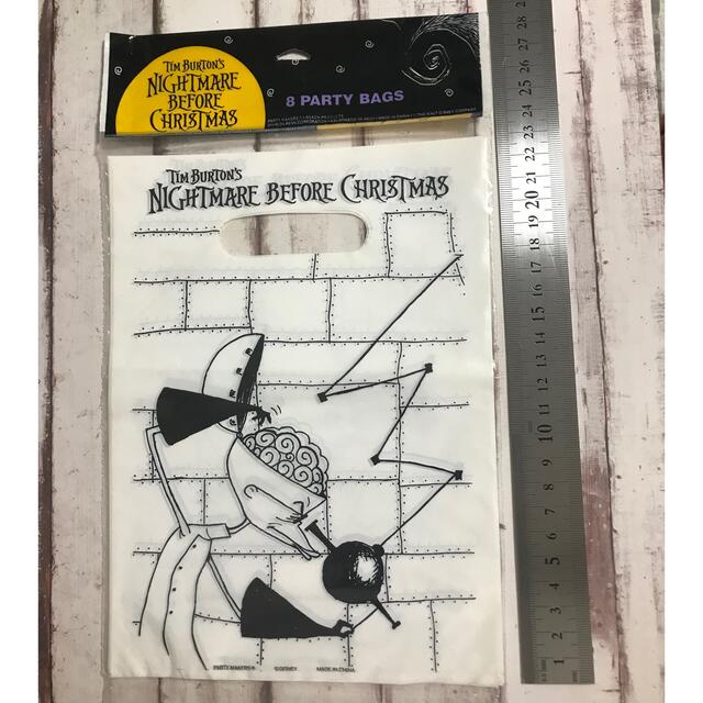 Disney(ディズニー)の【送込・未使用】nightmare before Xmas ギフトバッグ インテリア/住まい/日用品のオフィス用品(ラッピング/包装)の商品写真