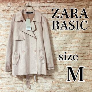 ザラ(ZARA)の新品 ザラベーシック ZARA BASIC ジャケット コート ダブルボタン M(ロングコート)