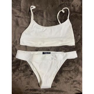 ザラ(ZARA)のZARA 水着　ホワイト(水着)