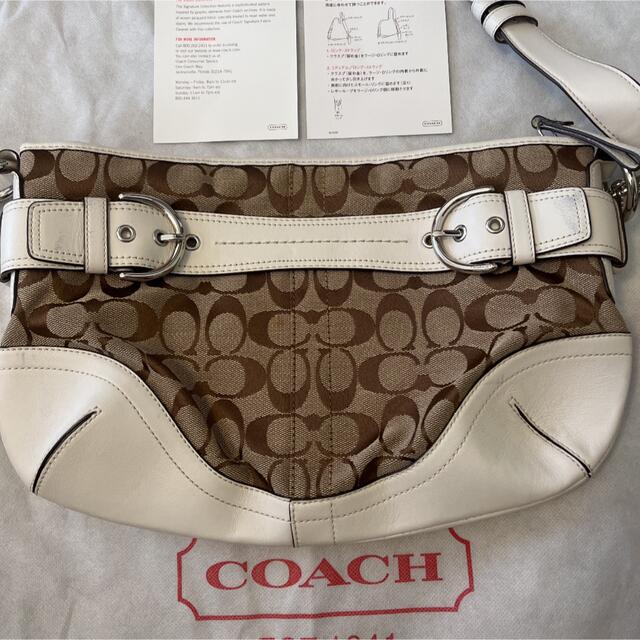 COACH コーチ ショルダーバッグ　ホワイト