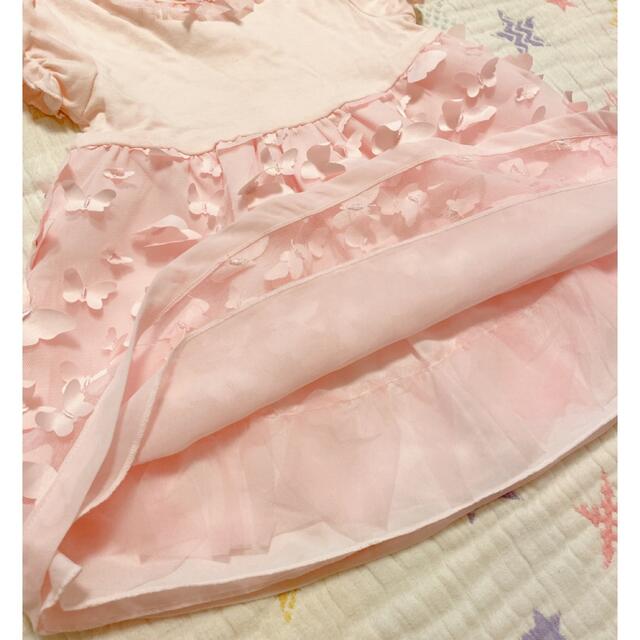 Bonpoint(ボンポワン)の☆インポート☆mintini baby☆バタフライチュールスカートドレス☆ キッズ/ベビー/マタニティのキッズ服女の子用(90cm~)(ワンピース)の商品写真