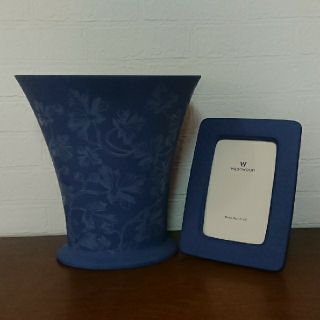 ウェッジウッド(WEDGWOOD)のウェッジウッド ジャスパー 廃盤セット(花瓶)