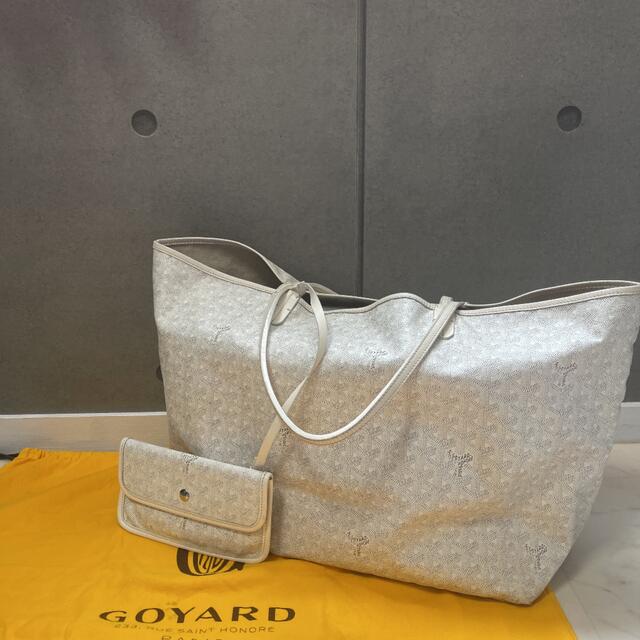 GOYARD サンルイ　GM ホワイト　トートバッグ