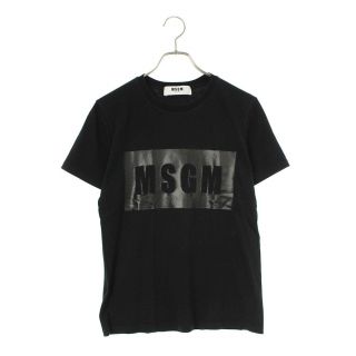 エムエスジイエム(MSGM)のエムエスジーエム 2442MDM195 フロントロゴTシャツ S(Tシャツ/カットソー(半袖/袖なし))