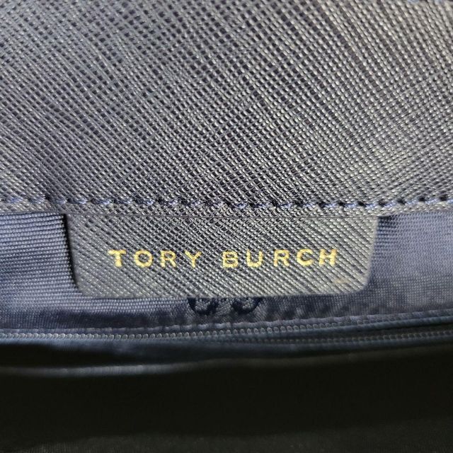 Tory Burch - 美品 トリーバーチ A4 トートバッグ エマーソン ロゴ ネイビーの通販 by ジョリー's shop｜トリーバーチ