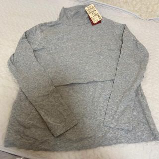 ムジルシリョウヒン(MUJI (無印良品))の無印良品　授乳に便利なタートルネックTシャツ(マタニティトップス)