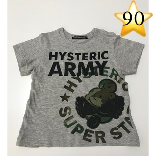 ヒステリックミニ(HYSTERIC MINI)のヒステリックミニ  Tシャツ　90 グレー　ローリング　迷彩(Tシャツ/カットソー)