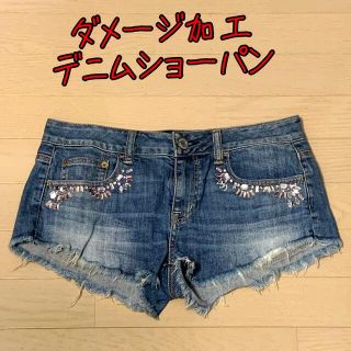 アメリカンイーグル(American Eagle)のダメージ加工☆デニムショートパンツ(ショートパンツ)