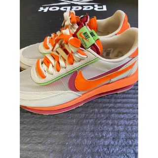 ナイキ(NIKE)のNIKE Sacai CLOT LDWaffle ORANGE 26.5(スニーカー)