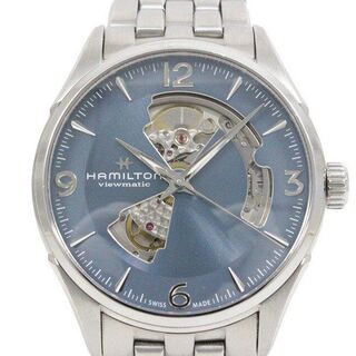 ハミルトン(Hamilton)のハミルトン ジャズマスター オープンハート 自動巻き アイスブルー文字盤 (腕時計(アナログ))