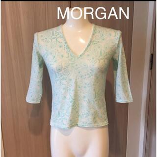 モルガン(MORGAN)のフランス製　モルガン　カットソー(カットソー(半袖/袖なし))